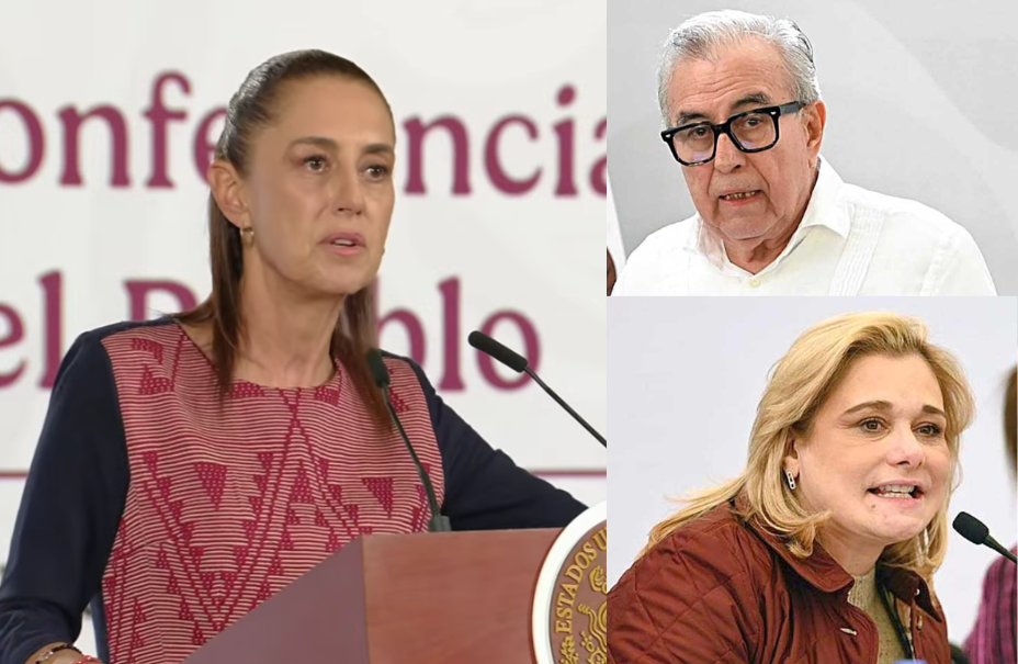 “No se han presentado cargos contra ninguno”, CLAUDIA SHEINBAUM precisa situación legal de MARU CAMPOS y RUBÉN ROCHA.