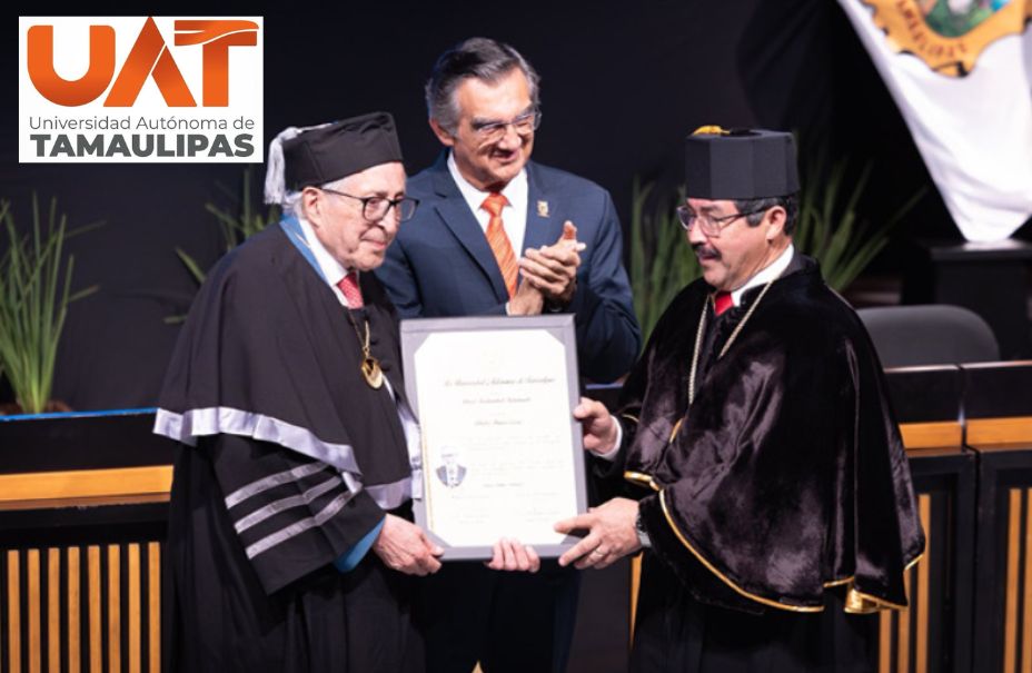 UAT entrega DOCTORADO HONORIS CAUSA al Dr. David Kershenobich, Secretario de Salud.