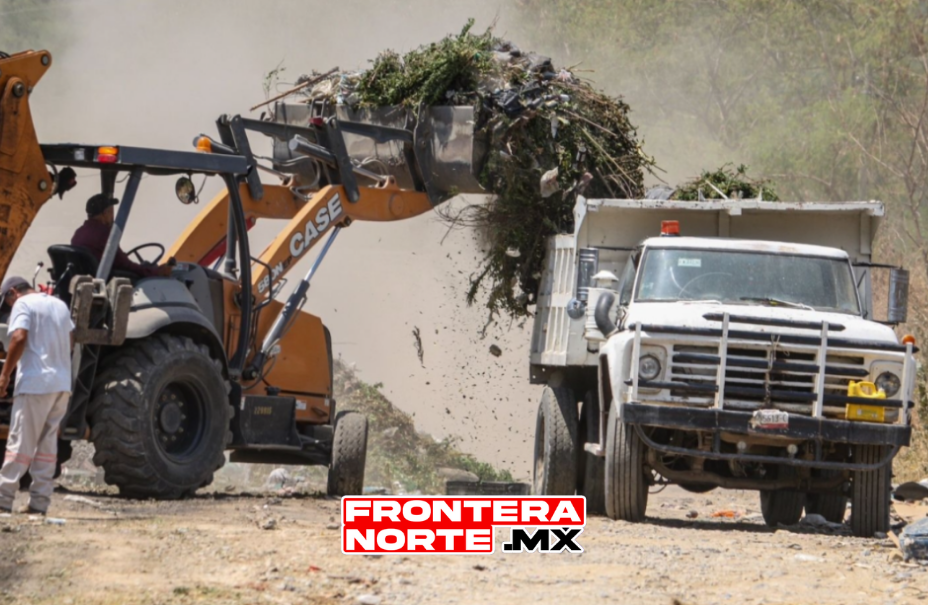 Tamaulipas refuerza saneamiento de sitios afectados por disposición inadecuada de residuos